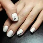 Маникюр Tuxedo Nails - красивый дизайн для поклонников минимализма